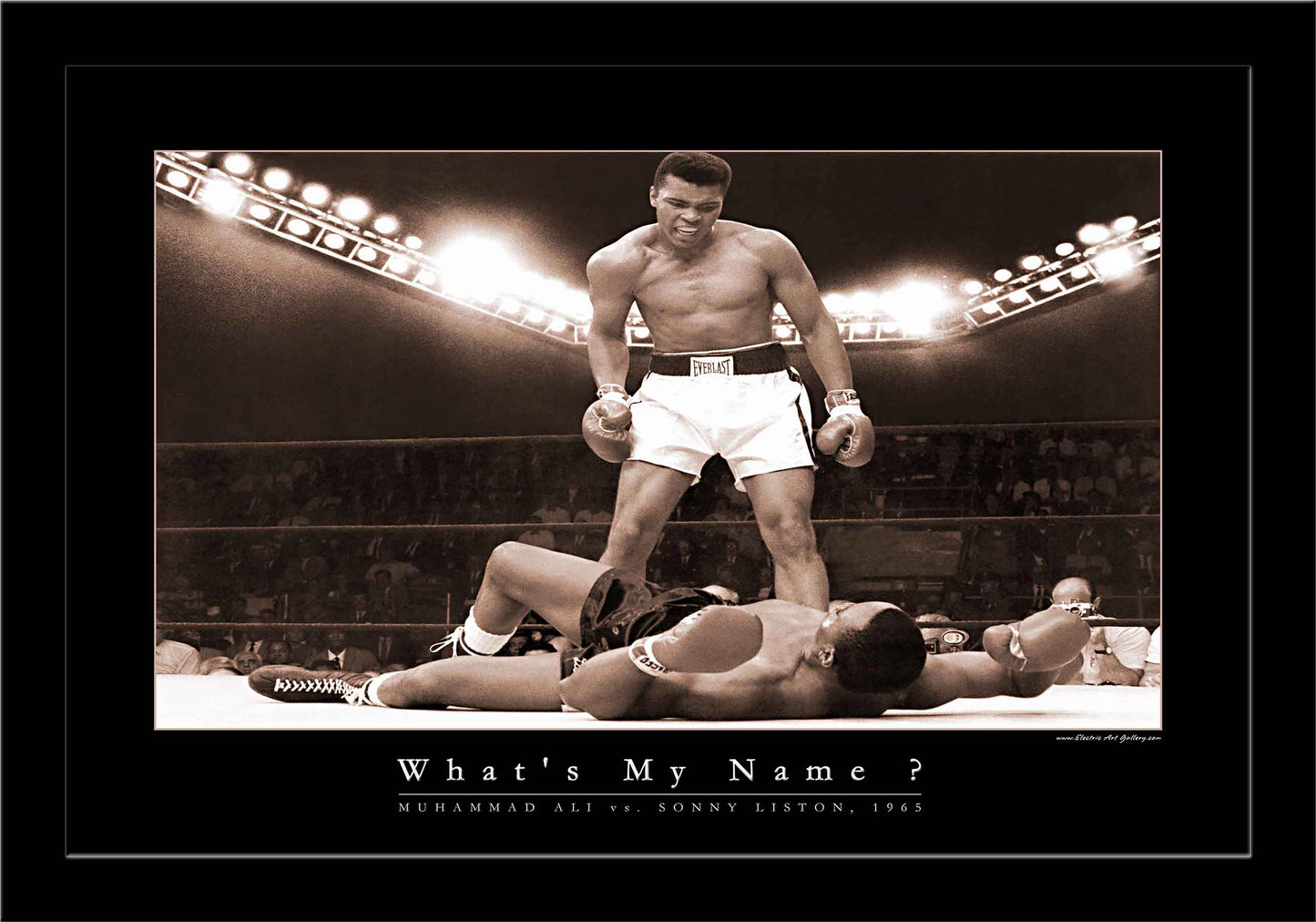 Muhammad Ali "What's My Name?" LED by Electric Art Gallery