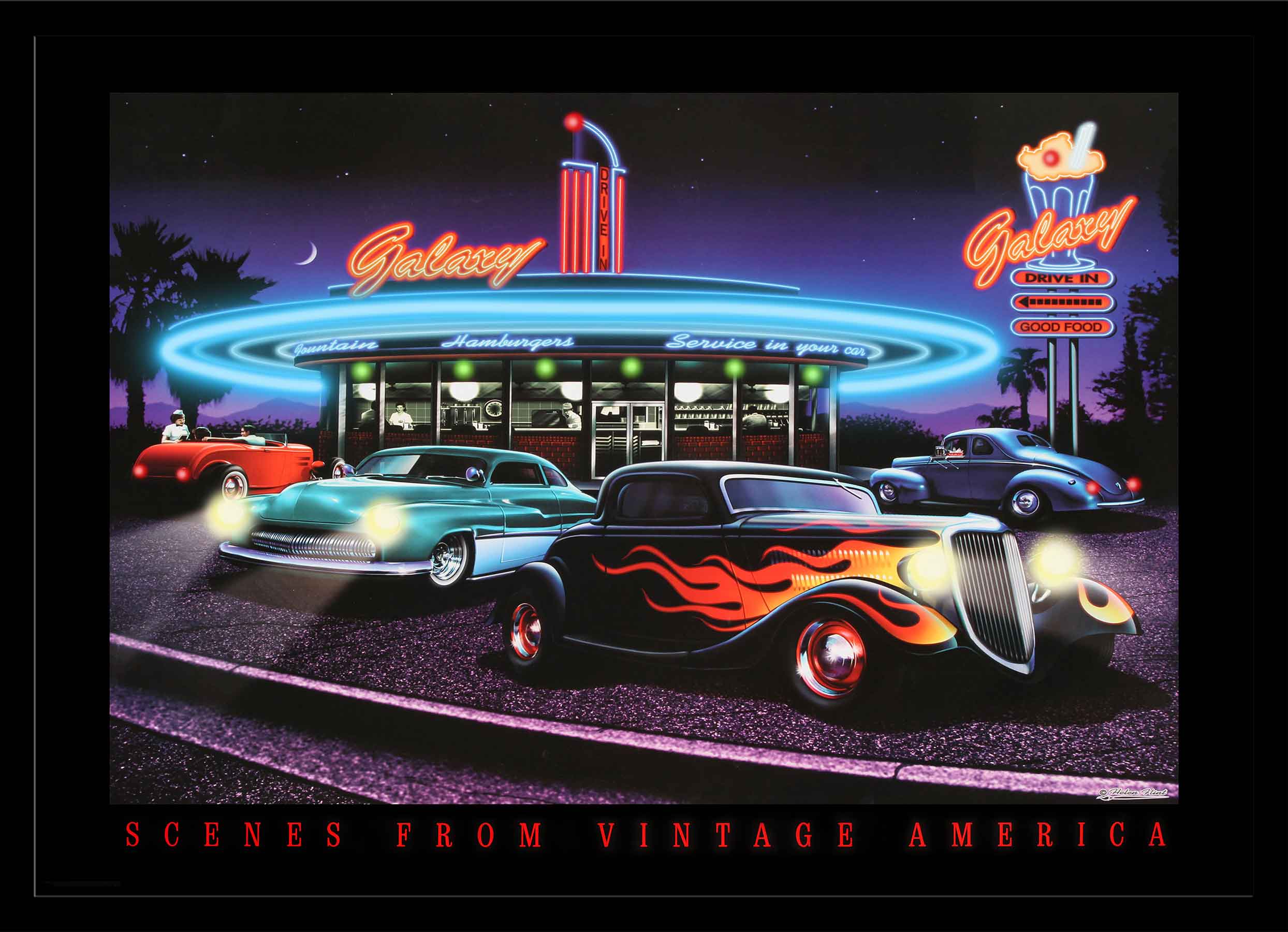 Electric Art Gallery | Framed Art with Lighting Effects