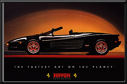 Ferrari on Stage Neon Picture