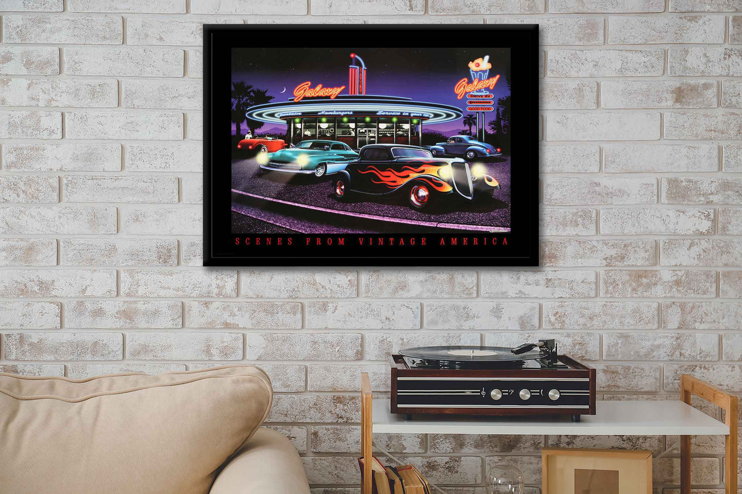 Galaxy Drive-In LED by Electric Art Gallery