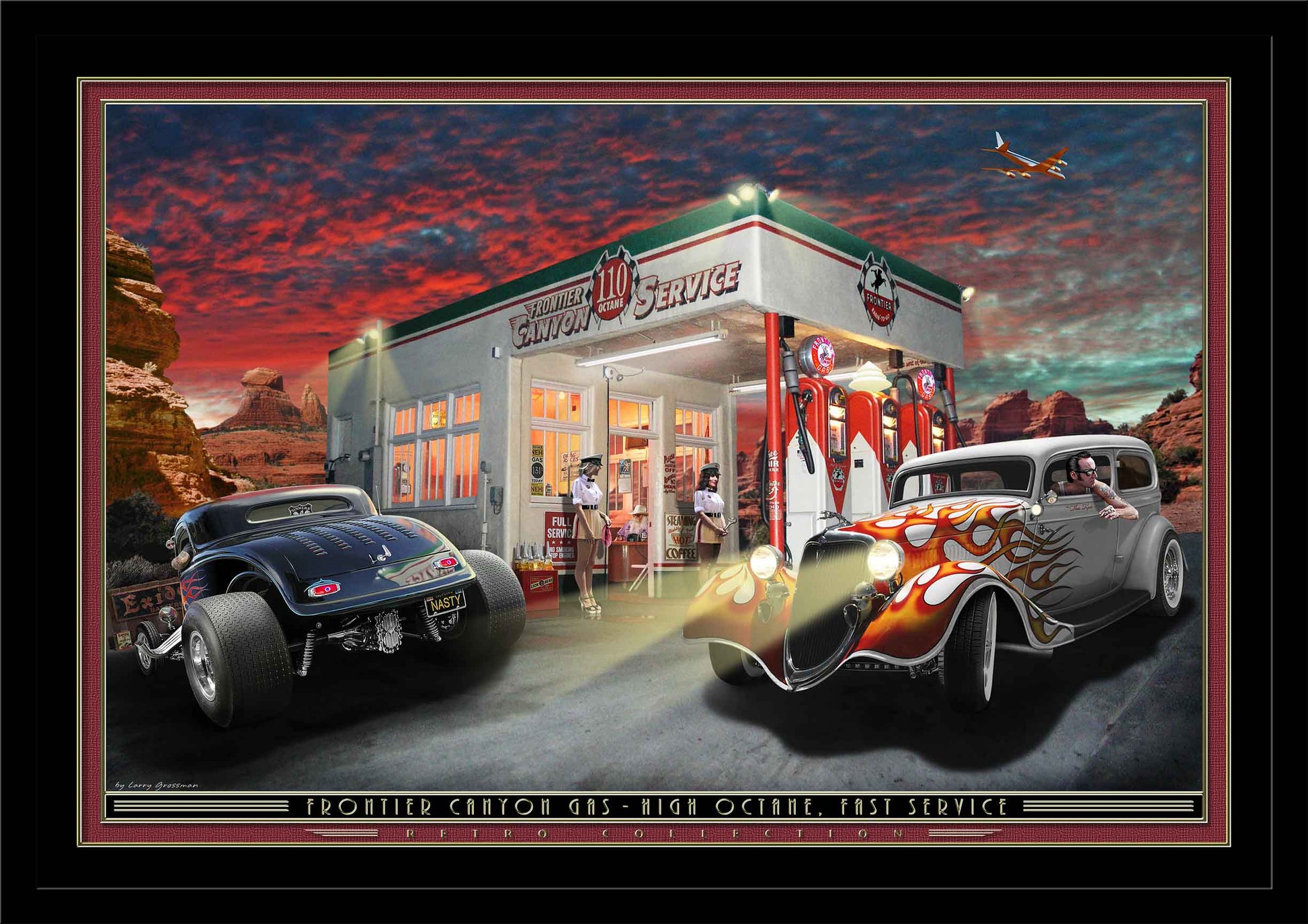 High Octane Frontier Canyon LED by Electric Art Gallery