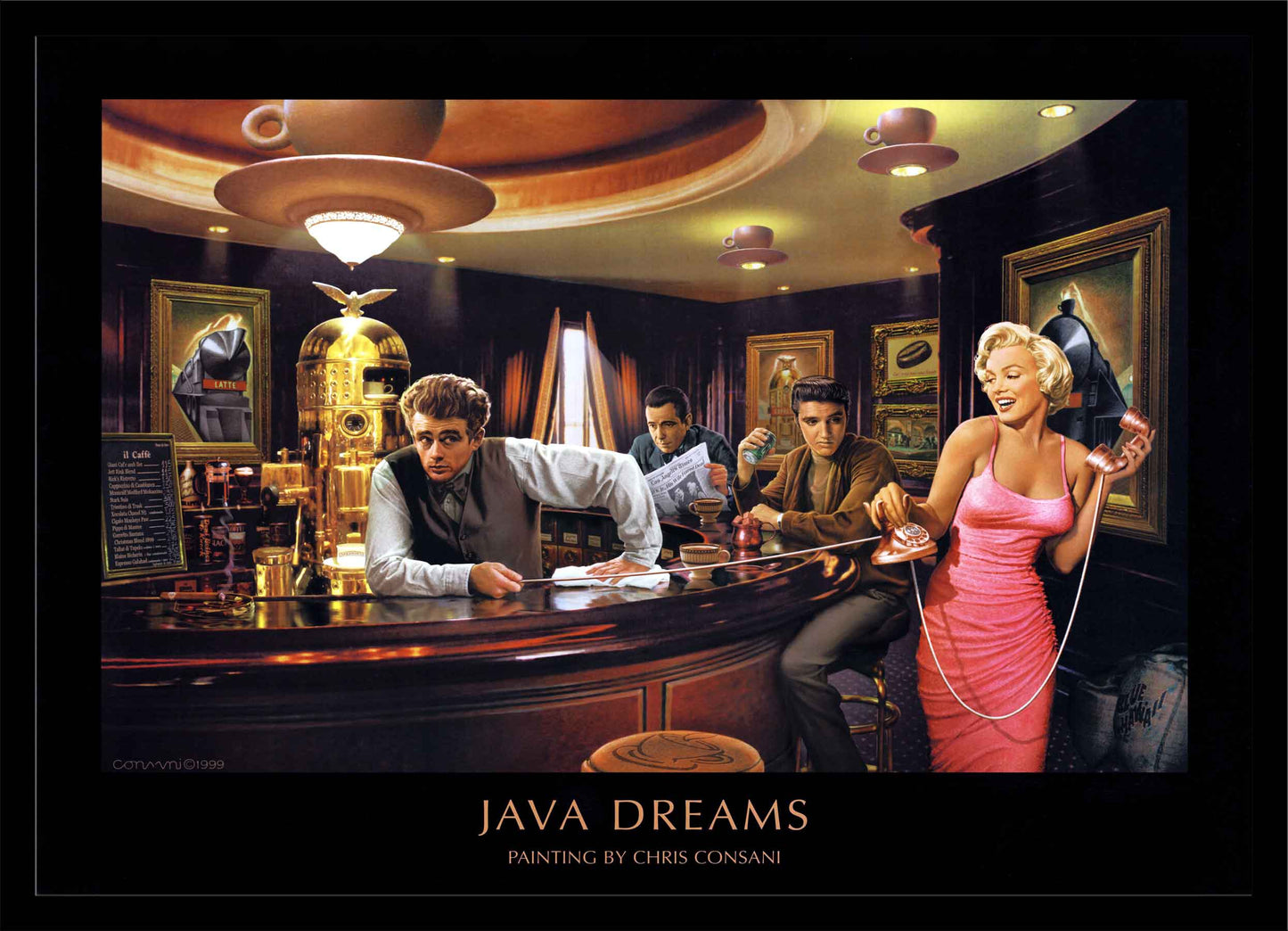 Java Dreams LED by Electric Art Gallery