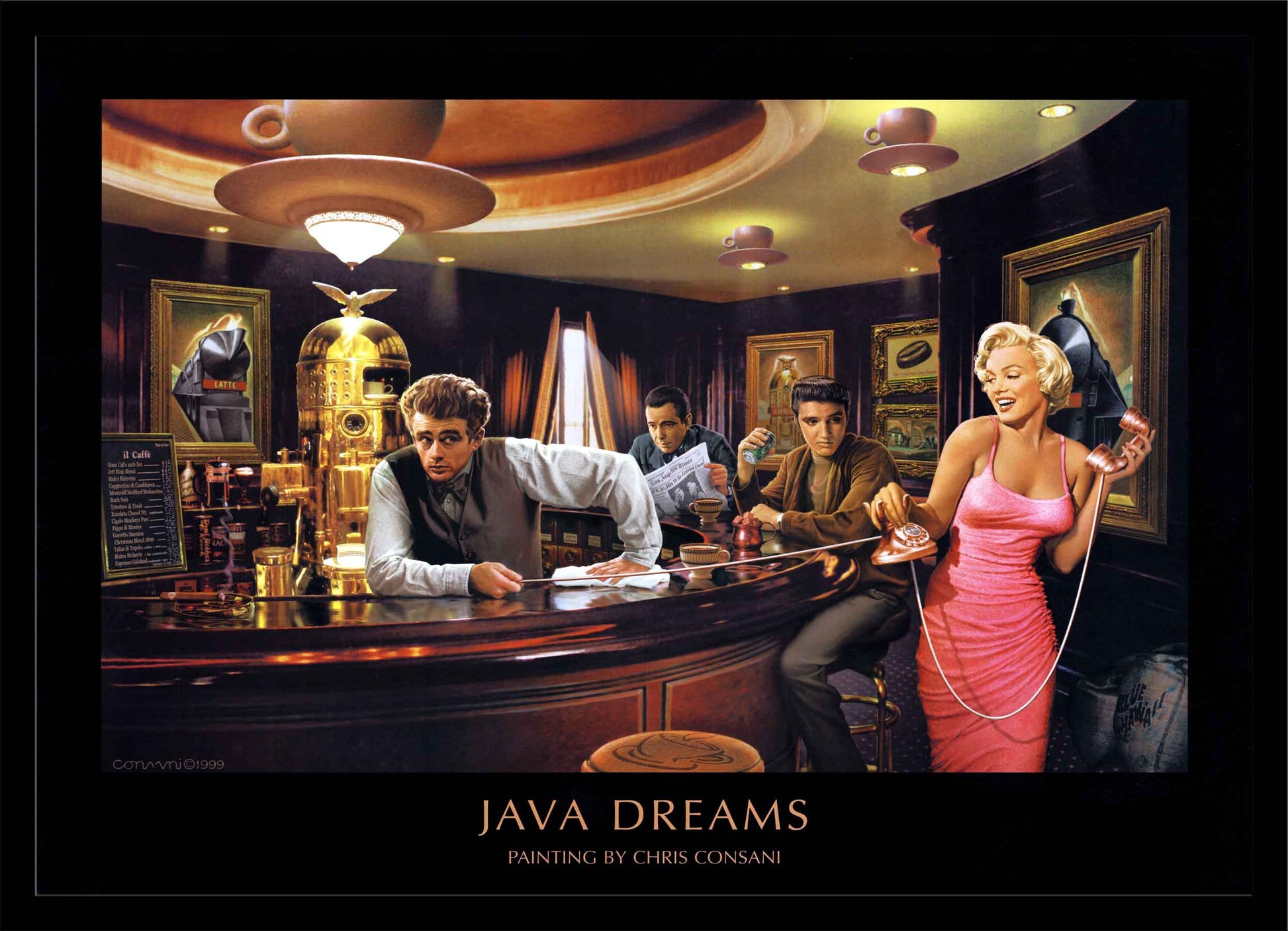 Java Dreams LED by Electric Art Gallery