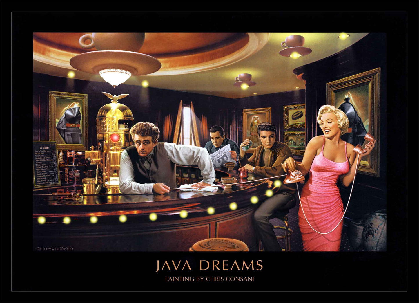 Java Dreams LED by Electric Art Gallery