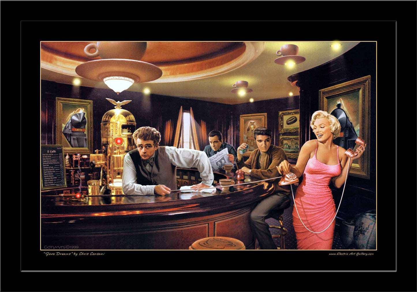 Java Dreams LED by Electric Art Gallery