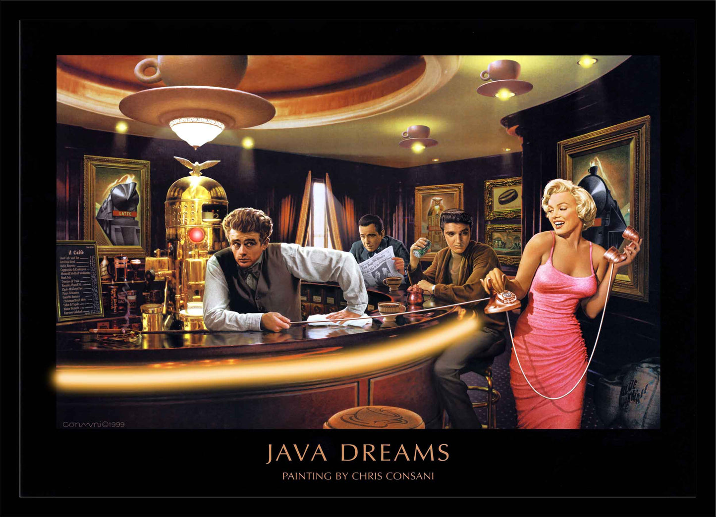 Java Dreams LED by Electric Art Gallery