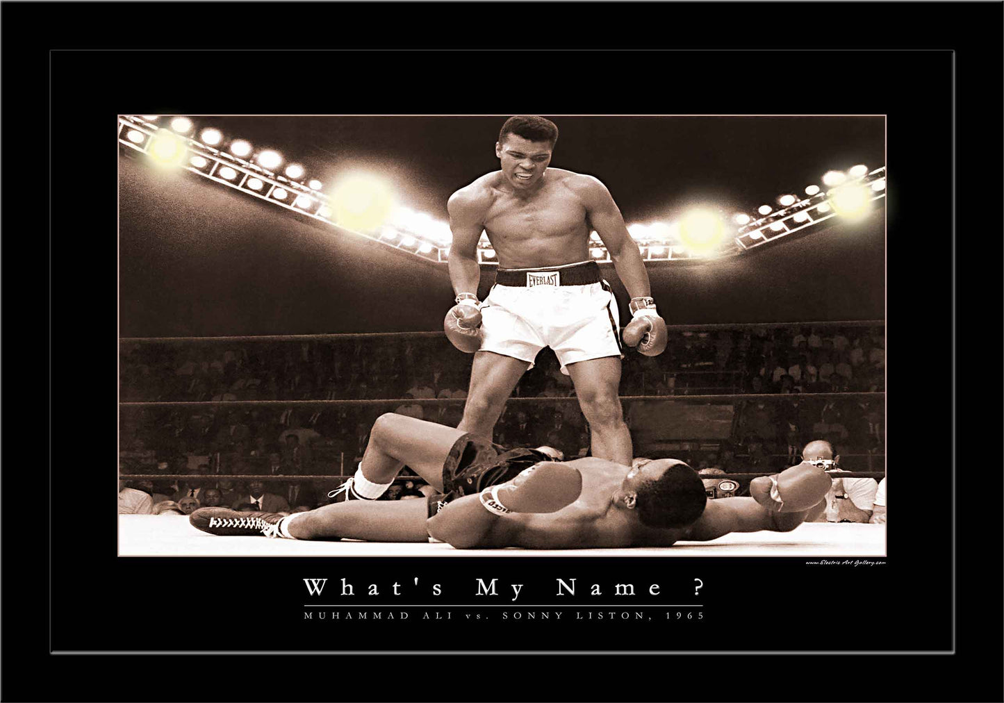 Muhammad Ali "What's My Name?" LED by Electric Art Gallery