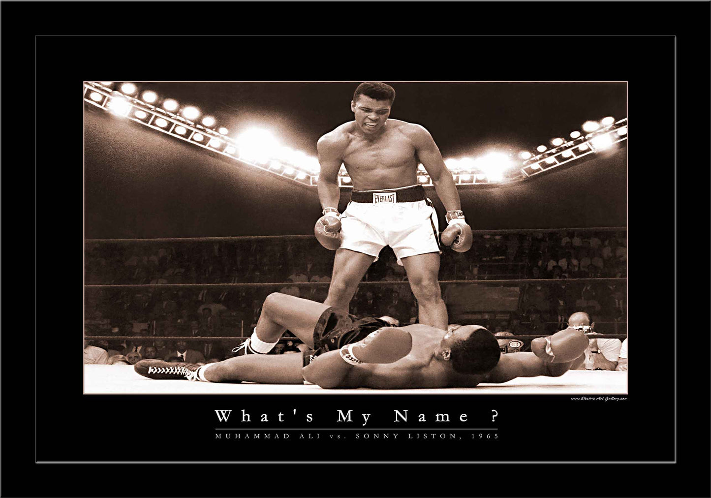 Muhammad Ali "What's My Name?" LED by Electric Art Gallery