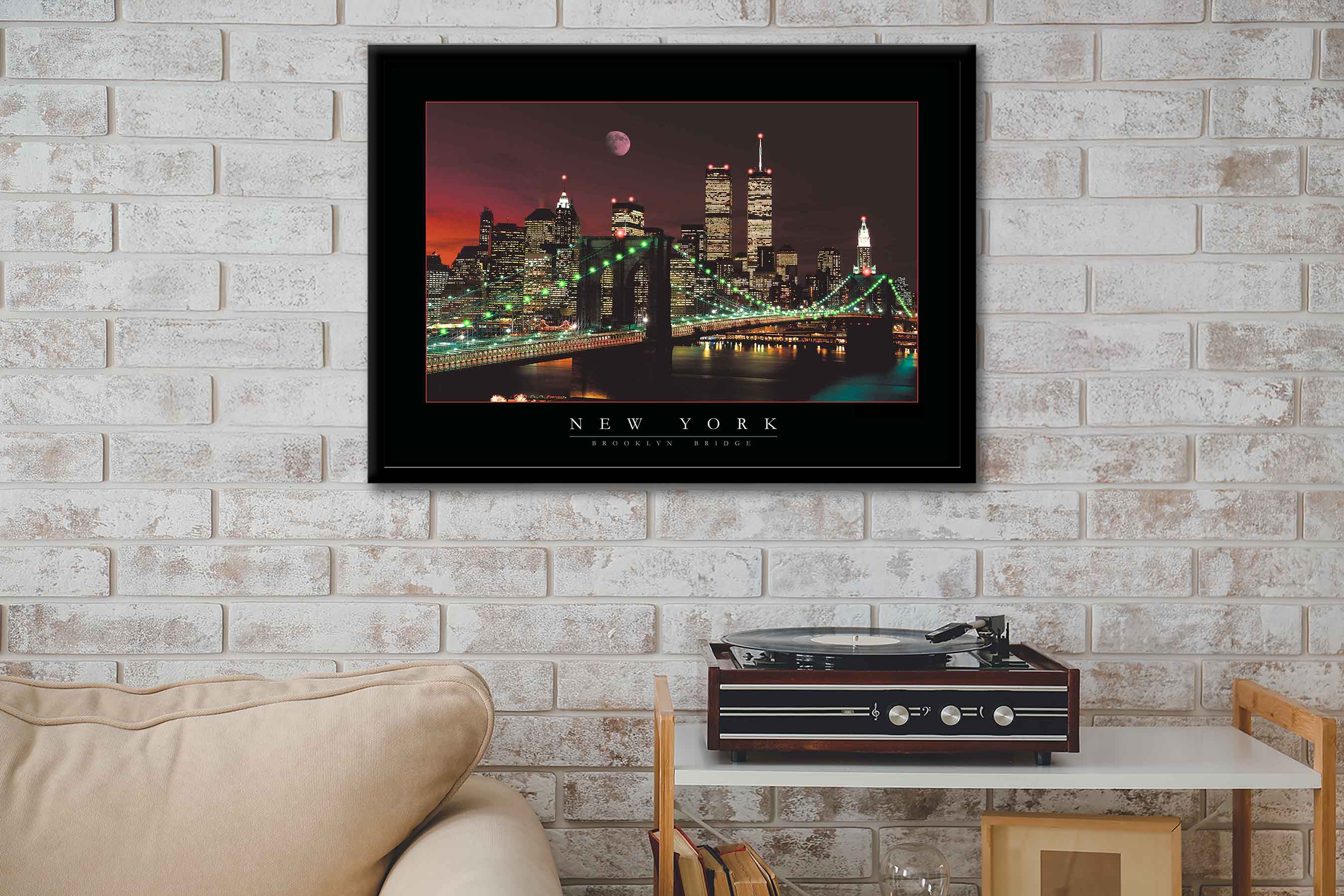 New York Brooklyn Bridge LED by Electric Art Gallery