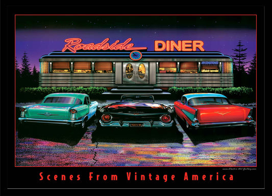 Roadside Diner LED by Electric Art Gallery