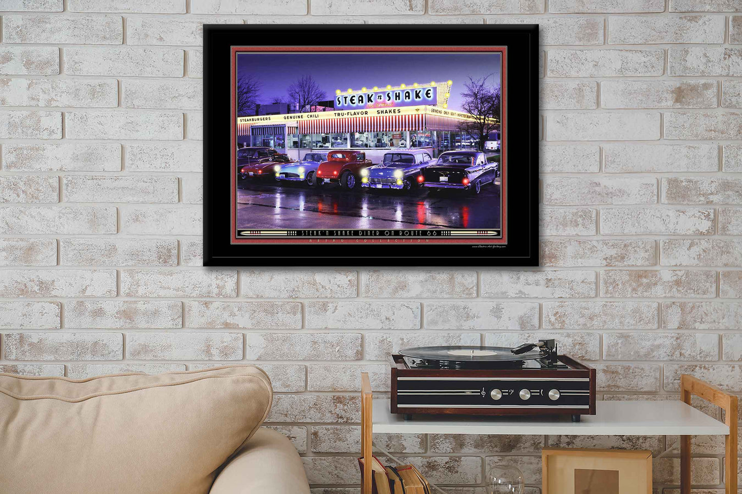 Steak'n Shake Diner LED by Electric Art Gallery