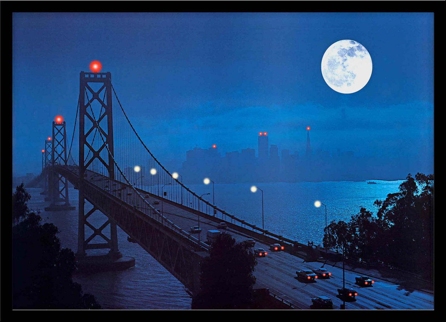 San Francisco Skyline LED by Electric Art Gallery